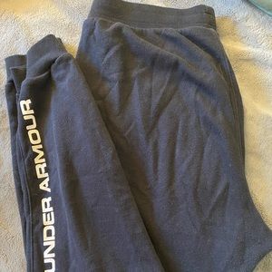 Mens UnderArmour Black Sweatpants